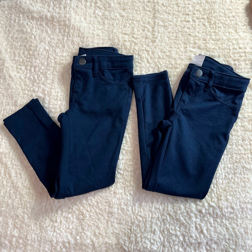 Lot of 2 Gap Girls Uniform Skinny Pants